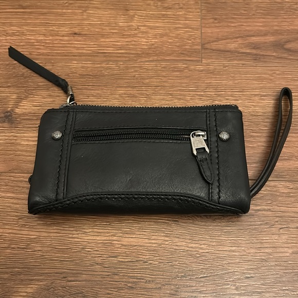 The Sak Ladies Black Leather Clutch - Picture 4 of 4